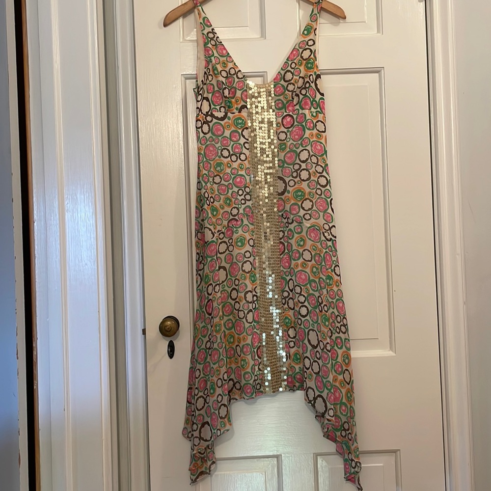 BCBG maxazria silk dress size 2